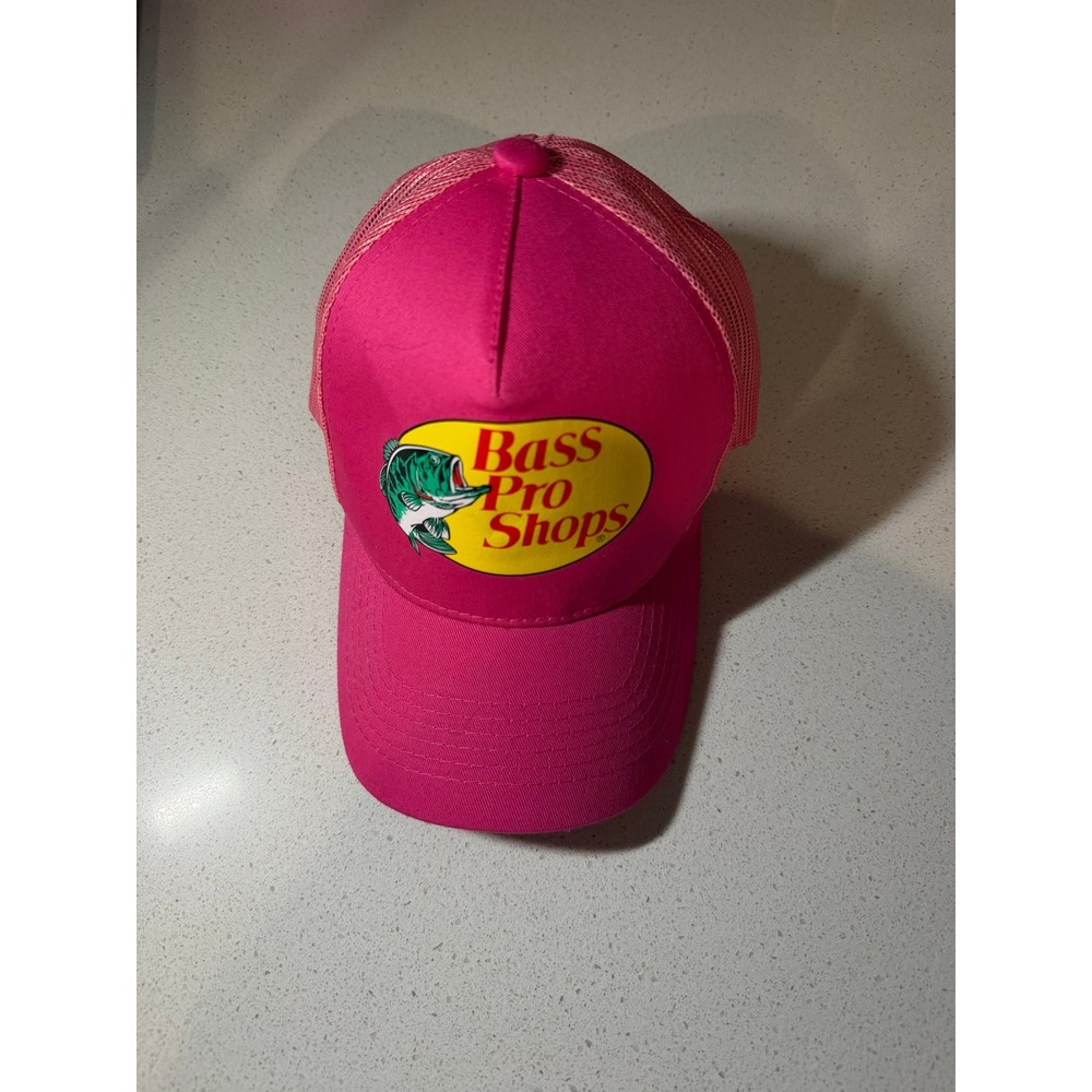 Bass Pro Shops Womens Trucker Hat Pink OSFM
